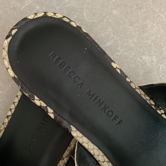 Rebecca Minkoff snake skin sandals - Picture 2 of 3